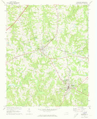 Download a high-resolution, GPS-compatible USGS topo map for Warrenton, NC (1973 edition)
