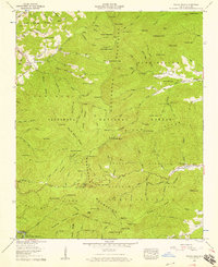 Download a high-resolution, GPS-compatible USGS topo map for Wayah Bald, NC (1959 edition)