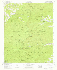 Download a high-resolution, GPS-compatible USGS topo map for Wayah Bald, NC (1976 edition)