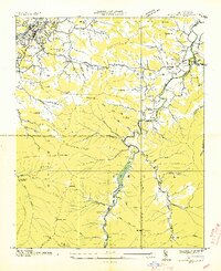 Download a high-resolution, GPS-compatible USGS topo map for Waynesville, NC (1935 edition)