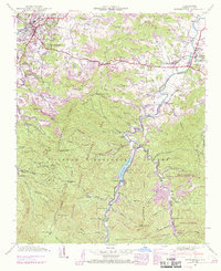 Download a high-resolution, GPS-compatible USGS topo map for Waynesville, NC (1969 edition)