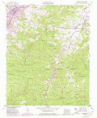Download a high-resolution, GPS-compatible USGS topo map for Waynesville, NC (1980 edition)