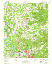 Download a high-resolution, GPS-compatible USGS topo map for Weaverville, NC (1965 edition)