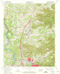 Download a high-resolution, GPS-compatible USGS topo map for Weaverville, NC (1972 edition)