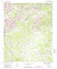 Download a high-resolution, GPS-compatible USGS topo map for Weddington, NC (1989 edition)