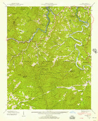 Download a high-resolution, GPS-compatible USGS topo map for Wesser, NC (1957 edition)
