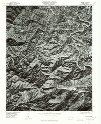 preview thumbnail of historical topo map of Swain County, NC in 1976