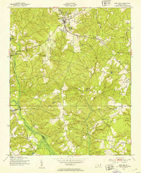 Download a high-resolution, GPS-compatible USGS topo map for West End, NC (1953 edition)
