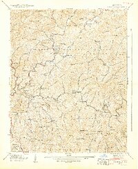 Download a high-resolution, GPS-compatible USGS topo map for White Rock, NC (1940 edition)