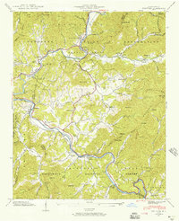 Download a high-resolution, GPS-compatible USGS topo map for Whittier, NC (1957 edition)