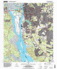 Download a high-resolution, GPS-compatible USGS topo map for Wilmington, NC (1999 edition)