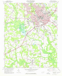 preview thumbnail of historical topo map of Wilson, NC in 1978