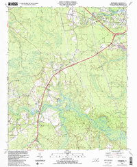 Download a high-resolution, GPS-compatible USGS topo map for Winnabow, NC (1991 edition)