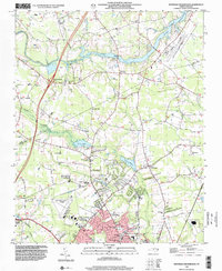 Download a high-resolution, GPS-compatible USGS topo map for Winstead Crossroads, NC (2001 edition)
