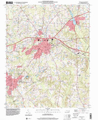 Download a high-resolution, GPS-compatible USGS topo map for Zebulon, NC (2000 edition)