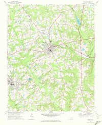 Download a high-resolution, GPS-compatible USGS topo map for Zebulon, NC (1972 edition)