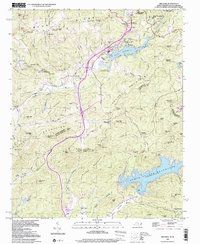 Download a high-resolution, GPS-compatible USGS topo map for Zirconia, NC (2001 edition)