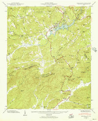 Download a high-resolution, GPS-compatible USGS topo map for Zirconia, NC (1957 edition)