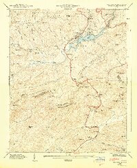 Download a high-resolution, GPS-compatible USGS topo map for Zirconia, NC (1947 edition)