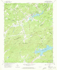 Download a high-resolution, GPS-compatible USGS topo map for Zirconia, NC (1972 edition)