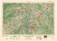 1954 Map of Charlotte