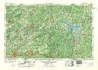 1954 Map of Greensboro