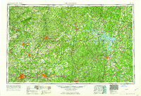 1962 Map of Greensboro