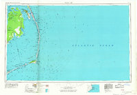 1957 Map of Buxton, NC, 1967 Print