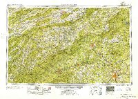 1955 Map of Winston-Salem