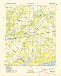 1943 Map of Calabash