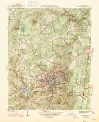 1947 Map of Chapel Hill