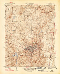 preview thumbnail of historical topo map of Chapel Hill, NC in 1947