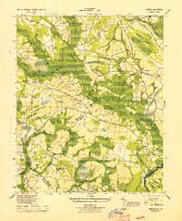 preview thumbnail of historical topo map of Columbus County, NC in 1943