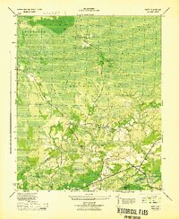 preview thumbnail of historical topo map of Brunswick County, NC in 1944