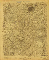 1905 Map of Charlotte