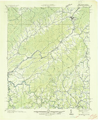 Download a high-resolution, GPS-compatible USGS topo map for Doe Mountain, NC (1935 edition)