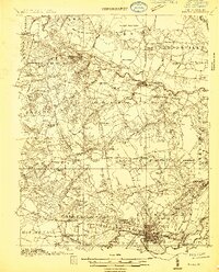 preview thumbnail of historical topo map of Kinston, NC in 1914