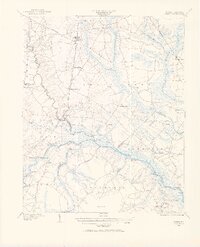 1902 Map of Ayden, 1962 Print