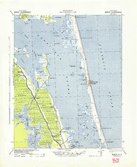 1940 Map of Currituck County, NC