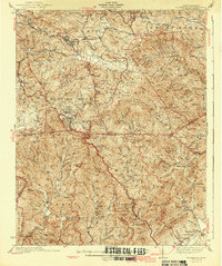 Download a high-resolution, GPS-compatible USGS topo map for Blowing Rock, NC (1942 edition)