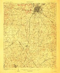 1907 Map of Charlotte