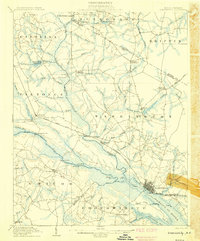 1905 Map of Chocowinity