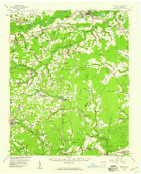 Download a high-resolution, GPS-compatible USGS topo map for Deep Run, NC (1959 edition)