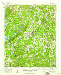 Download a high-resolution, GPS-compatible USGS topo map for Denton, NC (1958 edition)