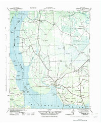 1942 Map of Arrowhead Beach, NC