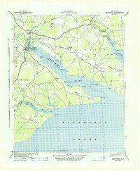 1940 Map of Hertford