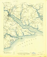 1906 Map of Hertford, 1944 Print