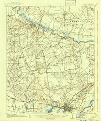 1916 Map of Kinston, NC, 1942 Print
