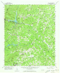 Download a high-resolution, GPS-compatible USGS topo map for Lake Lure, NC (1973 edition)