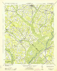 1943 Map of Pages Mill